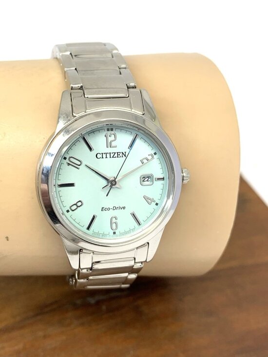 Citizen Womens Watch FE1241-71X Eco Drive Blue Dial Silver Stainless Steel 29mm main image 12